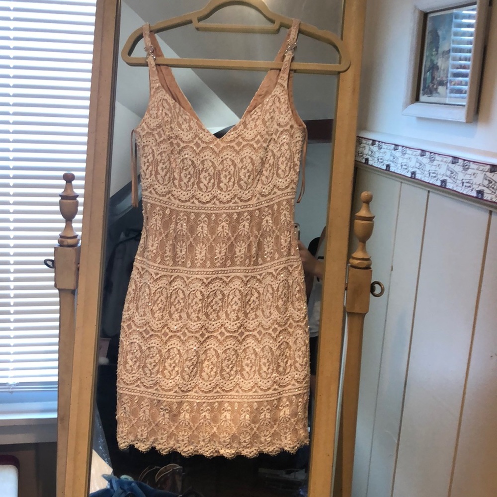 Lace and sequin dress